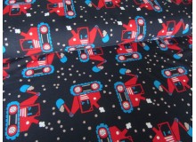 Jersey Bagger blau rot